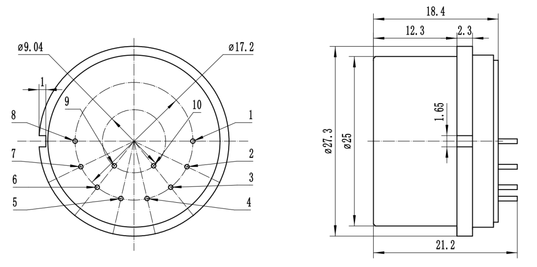 High Temperature Resistance And Compact Acceleration Measurement Unit With Size 25m