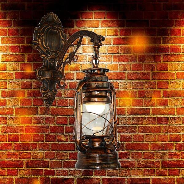 Quality Vintage LED Wall Lamp Barn Lantern Retro Kerosene Wall Light barn light (WH-VR-106) for sale