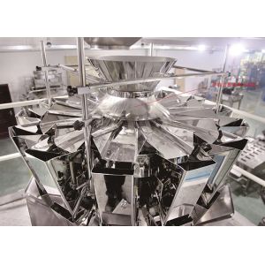 China Touch Screen Panel 1500g Leisure Food Multihead Weighing Machine wholesale