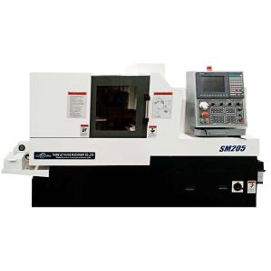 High Accurate Swiss Style Cnc Lathe Flat Bed Metal SM205 3.9KW Sub Spindle