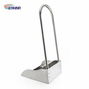 China Stainless Steel Broom Dustpan U Shape Handle Durable Dustpan For Home And Lobby wholesale