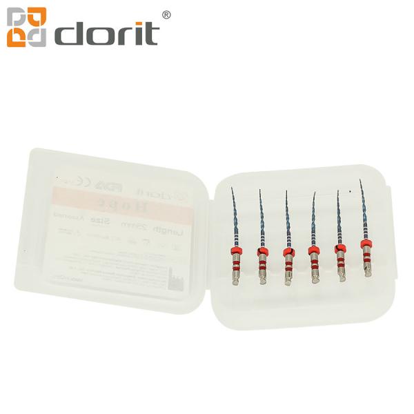 Quality RED Flexible Rotary Dental Endo Files Endodontic Files Heat Activation 06 Taper 0.25mm for sale