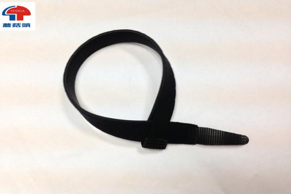 Quality Thin Stretch hook and Loop Strap Fastener For Clothing , Neoprene Mask Strap Cover for sale
