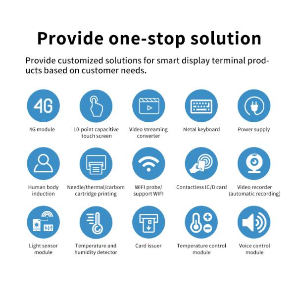 42 Inch IR Touch Display 10 Points Touch Screen 350-500cd/㎡ Brightness