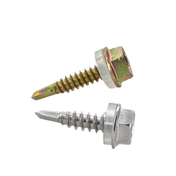 Quality DIN15480 Self Drilling Screw Sharp Point Hex Head for sale