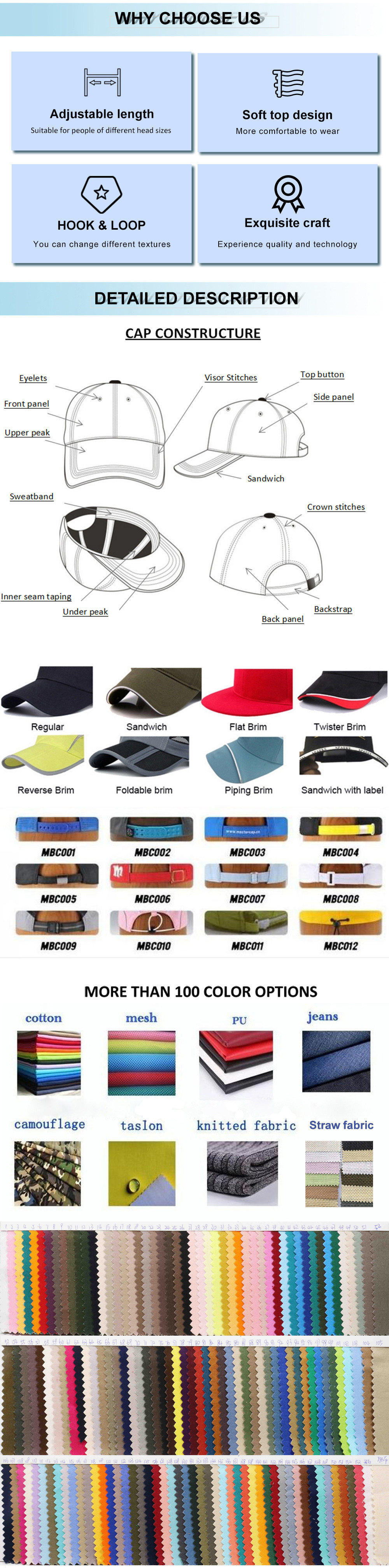 56cm Unstructured Dad Baseball Caps Embroidery Logo Customized