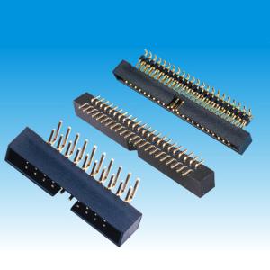 China High Precision 2mm Right Angle Header Connector Height 5.7 Wear Resistant on sale
