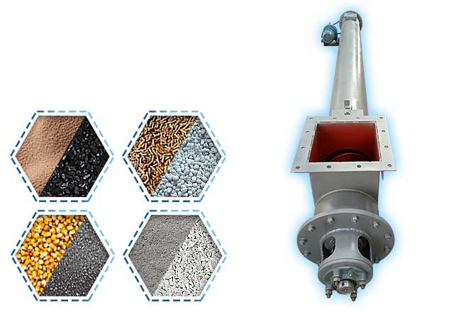 SS304 Round Inlet Pipe Screw Conveyor For Powder Adjustable Speed