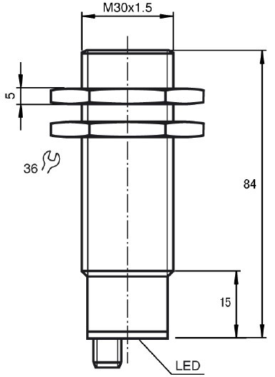 PZT Ultrasonic Transducer Of M30 Pipe Instruments For Level Meter