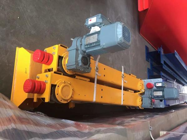 Quality Custom Crane End Carriage Of Crane Bridge With Safety Protection Yellow for sale