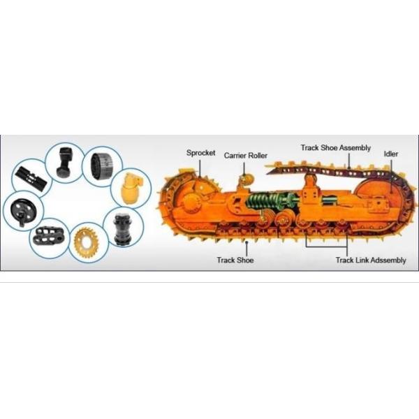 40cr Material Bucket Horse Praction Head Track Bushing Pin For Excavator