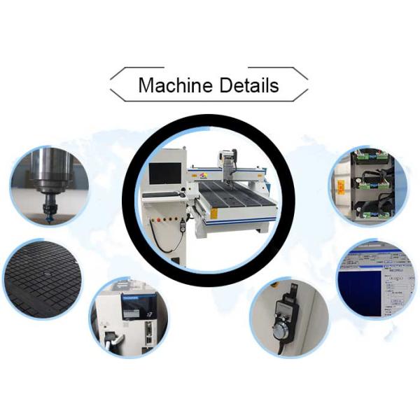 High Accuracy 3 Axis CNC Router Machine With Yaskawa Servo Motor