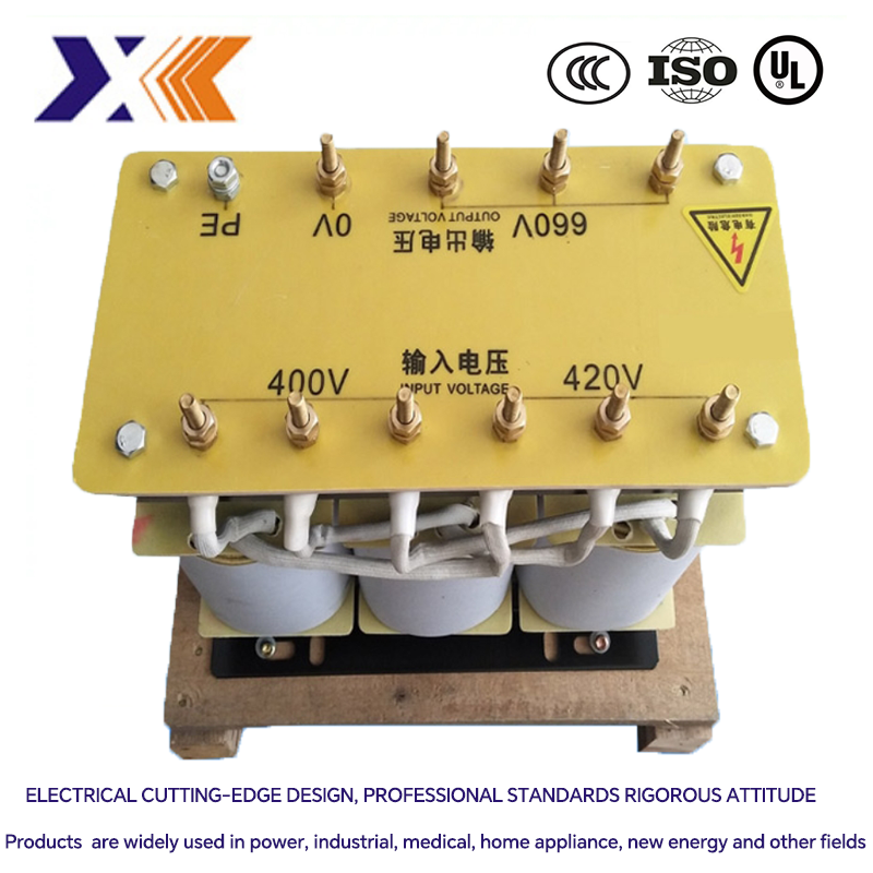 Three Phase Dry Type Transformer Output Capacitor Transformer for Industrial Purposes