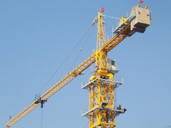 Quality 40T Lifting Construction Tower Crane With 120 m Max Lifting Height Safety Devices for sale