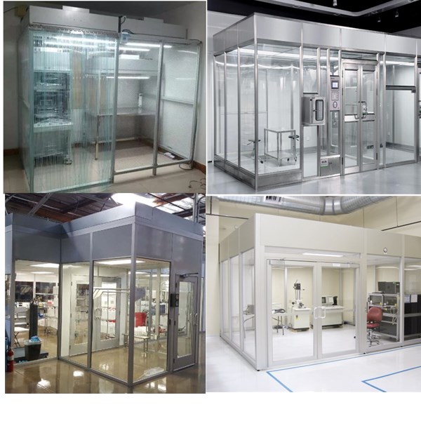 Anti - Static Plastic Curtain Wall Softwall Clean Room With CE Certification