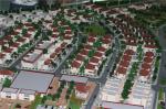 1 / 400 Scale Villa 3d Model , Layered Color Physical Architecture Model