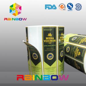 China Wine Glass Self Adhesive Shrink Sleeve Labels Printed Stickers &amp; Wine Bottle Lables wholesale