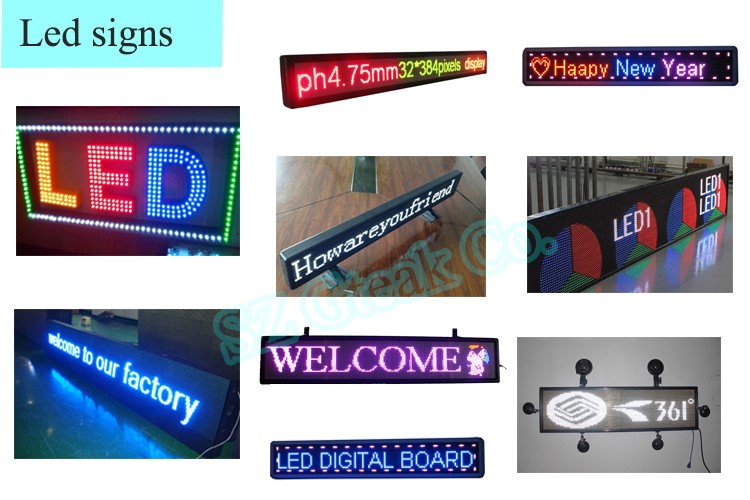 p6 led moving message display sign board