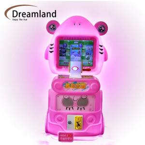 Immersive Game World With Shark Themed Electronic Coin Op Arcade Kids Game Machine Small Size Consumption Energy
