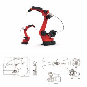 China 6 AXIS TIG / MIG / Pinch Welder Industrial Welding Robot arm wholesale