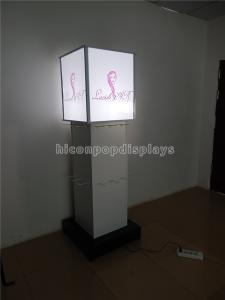 4 - Way Retail Accessories Display Lighting Hair Extension Display Stand Freestanding