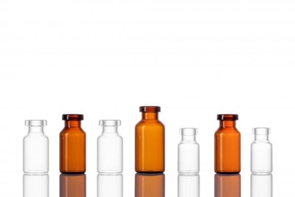 Quality 1ml clear amber neutral borosilicate tubular glass vial for sale