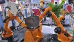 High Efficiency Assembly Line Small Welding Industrial Robot , Installed On