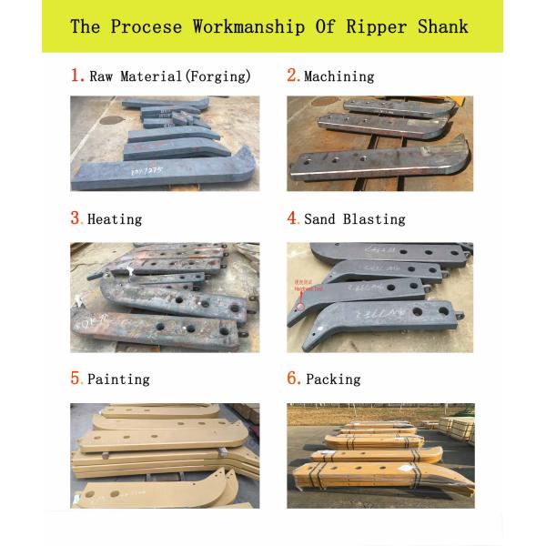 Surface Hardness 47-52HRC Motor Grader Scarifier 9J3139 Forging Ripper Shank D5 D6