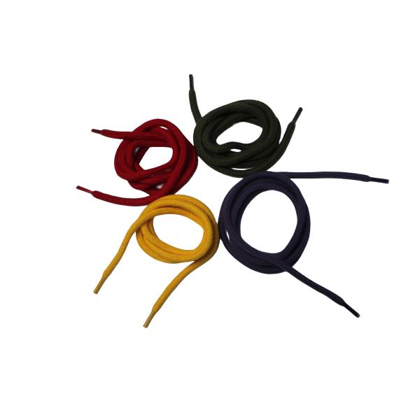 Hoodie Strings Custom Color Aglet Metal Tips Round 100% Cotton Drawcord For Garment Sport Shoelaces Diameter 6mm Or Custom