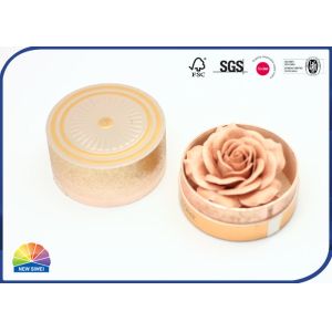 Flower Paper Gift Packaging Tube Custom Logo Printed Matte Lamination