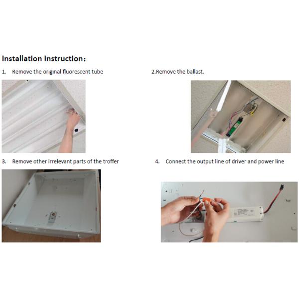 16w 2 Strips LED Magnetic Retrofit Kit Energy Saving Ensured