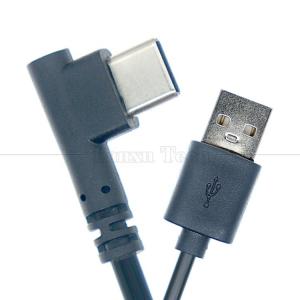 China 1M 1.5M 2M 3M Sync Data Charging 90 Degree  Angle  USB Type C Charger Cable for Phone Tablet Camera on sale