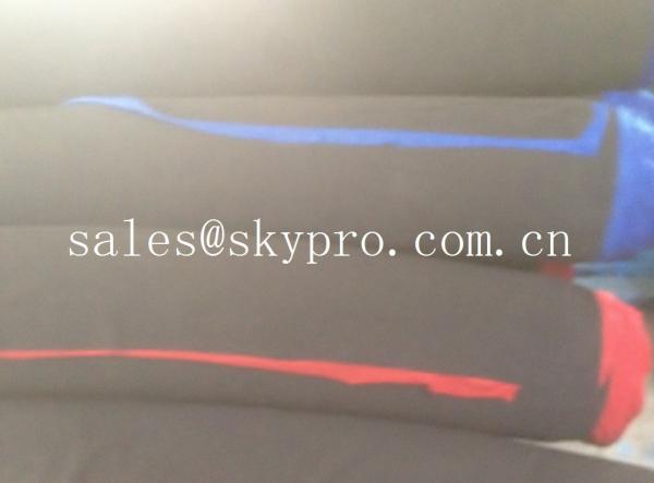 Quality One or two sides coating 60" wide maximum neoprene sheet with colored fabric for sale