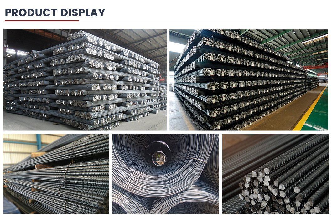 High Strength Steel Rebar Hrb 335 400 500 Grade 300 420 460 520 SD 345 390 490 Fe E 400 500 Deformed Round Cutting Steel Rebar Low Carbon Steel Bar Price