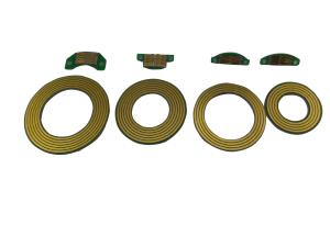 China Pancake PCB Through Hole Slip Ring Assembly 3 Circuits Transfer Power For LED wholesale