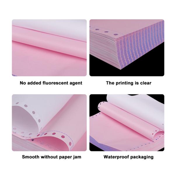 NCR 45g 2 Part 241mmx381mm Printing Carbonless Paper