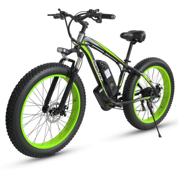 1000W Motor 13AH Lithium Battery Electric Bike SMLRO XDC600 26x4.0 inch Fat Tire E-Bike