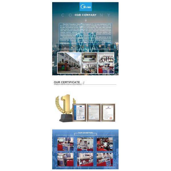 P6802 Automatic Fiber Optic Cable Stripping Machine Patch Cord Pigtail Cutting