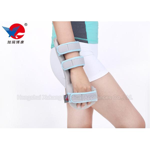 Breathable Fabric Wrist Support Brace , Gray M / L Adjustable Wrist Support