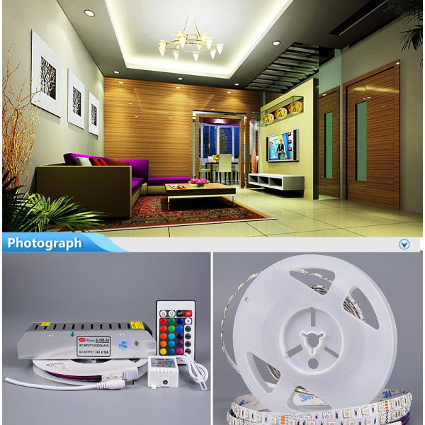 4000k Led Strip 5050 RGB Outdoor Led Strip Lights Waterproof With IP66 Silicone Tube