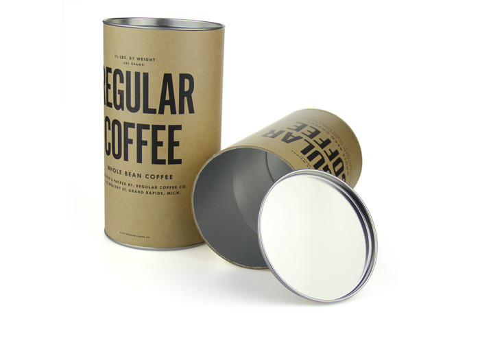 Eco-Friendly Custom Cosmetic Cardboard Cylinder Kraft Round Paper Tube Packaging For Powder