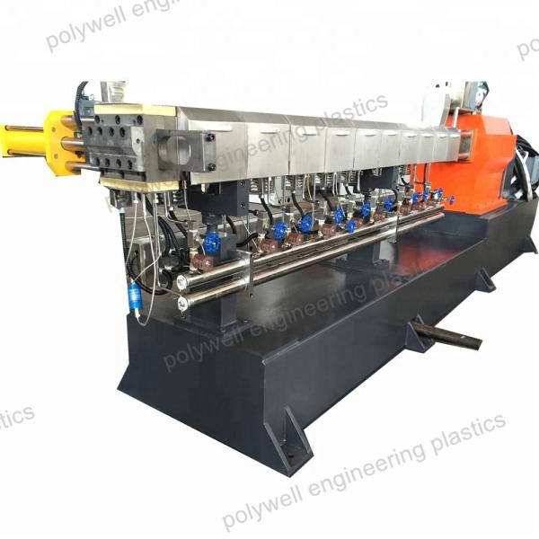 Quality Recycled PA Plastic Granules Making Machine With 300-500kg/H Capacity Extruder for sale