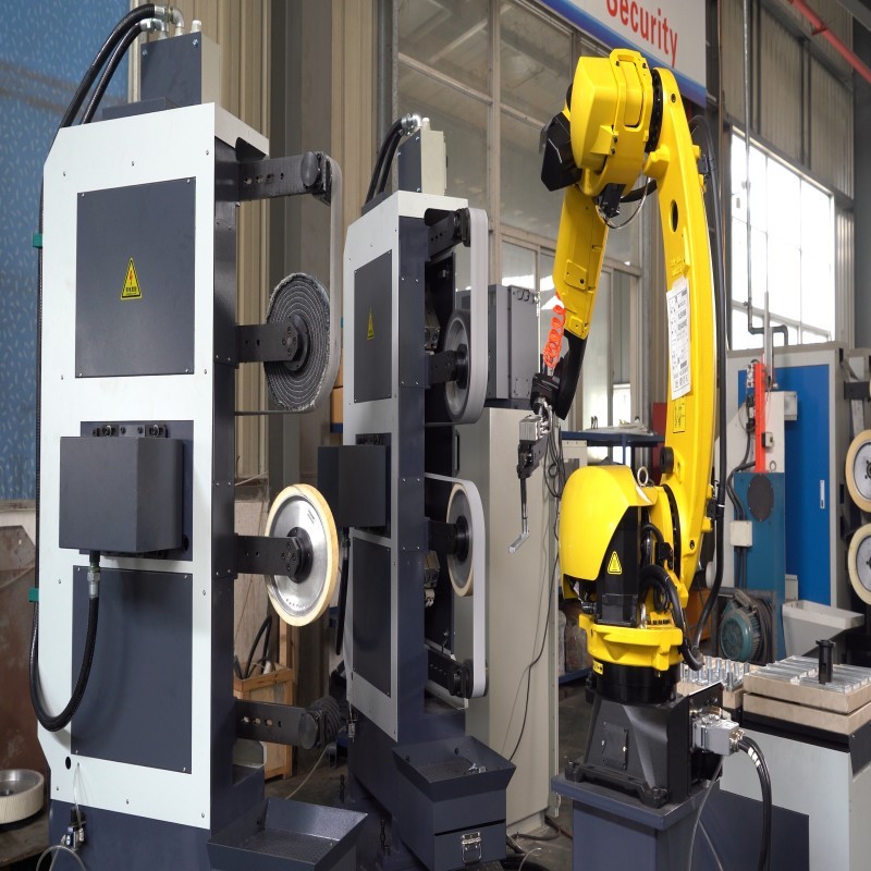High Precision Metal Grinding Polishing Machine For Water Pump Components Communication Boxes Computer Shells