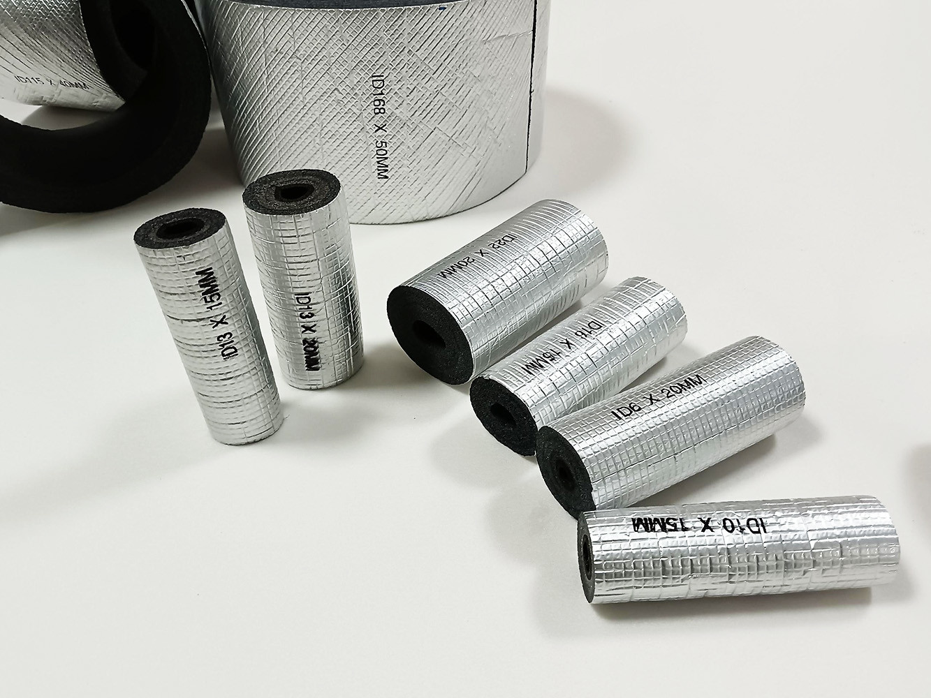 GreenThermal High Performance Pipe Insulation Durable Energy Saving Closed Cell XLPE Foam for Industrial Use