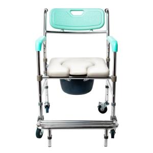 China Aluminum Adjustable Commode Chair For Elderly And Disabled Modern Design wholesale