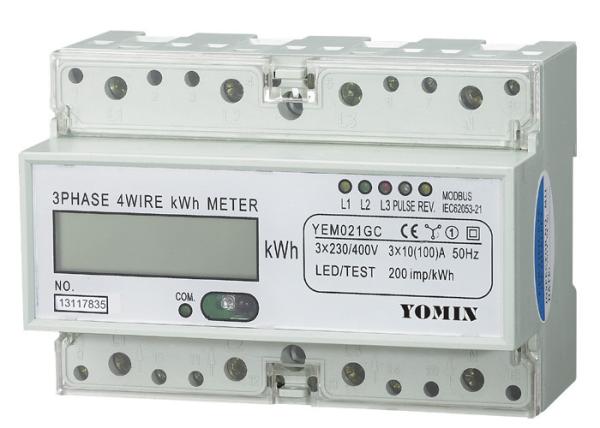 Quality RS485 Modbus Three Phase Energy Meters ,  Electronic kWH Meter With CT operated for sale