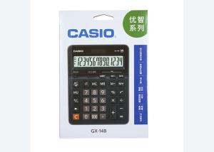 China For authentic Casio GX-14B Calculator 14-digit large key dual power desktop office computer wholesale