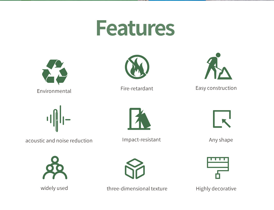 Multi Function Hall 3D Acoustic Panel Heat Insulation And Eco Friendly