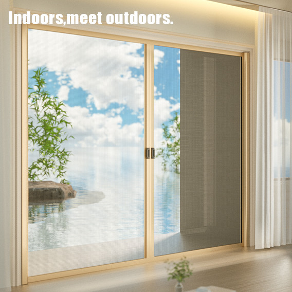 H2 Retractable Roller Screen Door Fly Screen Door Anti Mosquito
