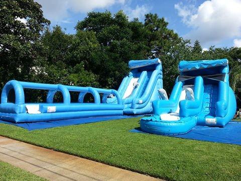 Quality Ultimate Wave Huge Inflatable Water Slides Childrens Kidwise Water Slide Bounce House for sale